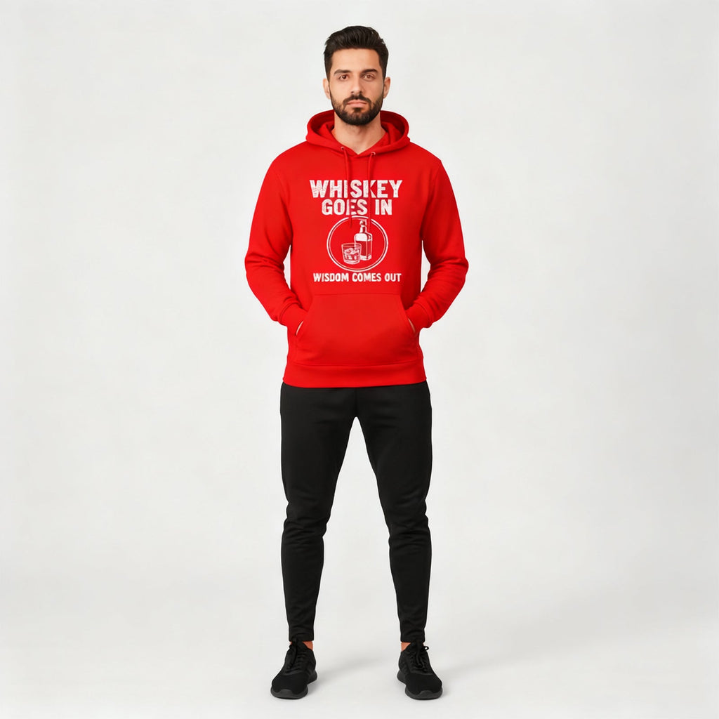 Whiskey Goes In; Wisdom Comes Out Hoodie