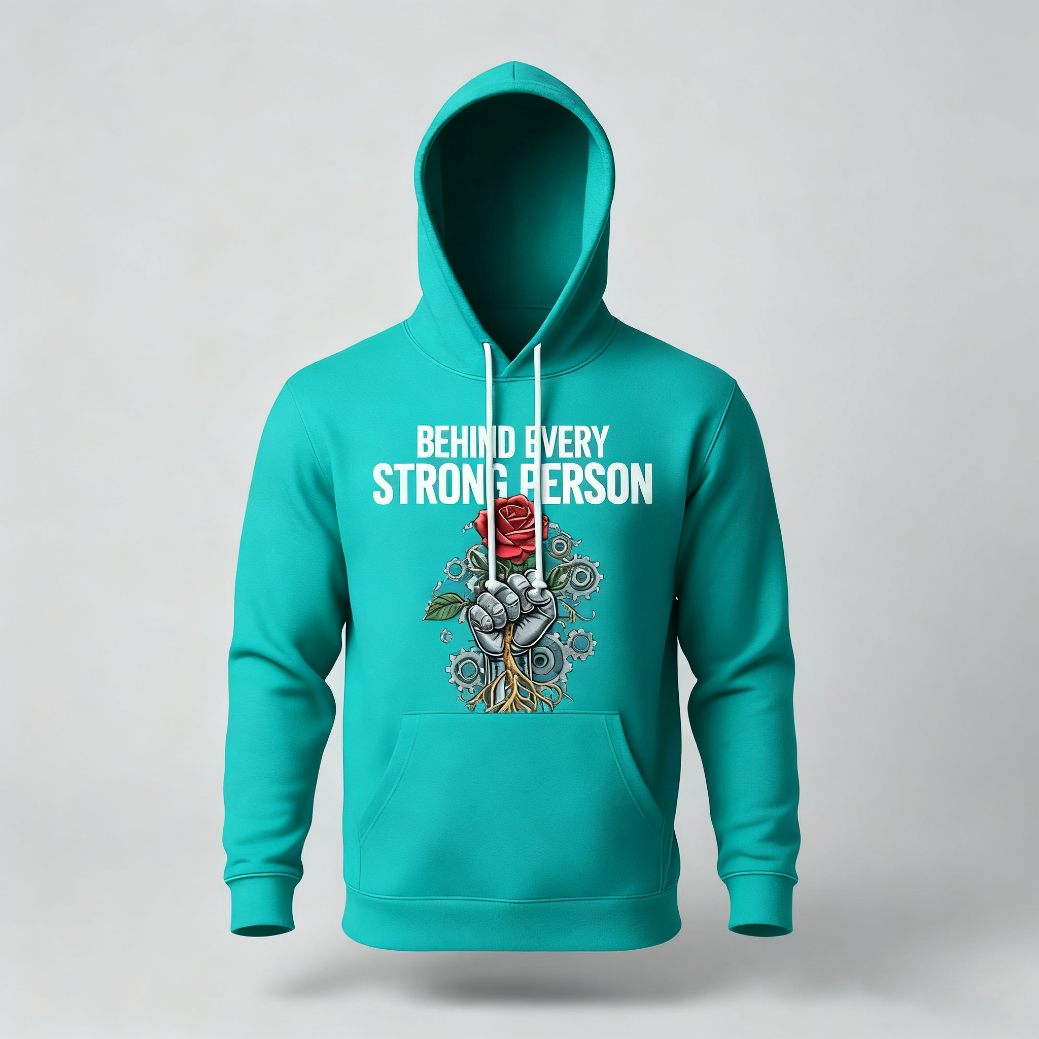 Behind Every Strong Person Hoodie