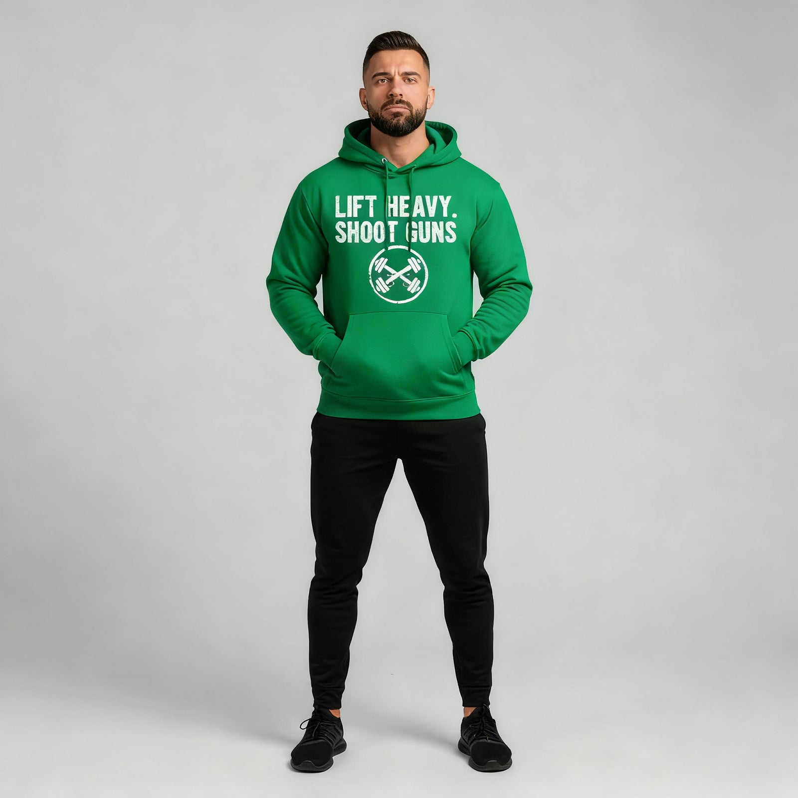 Lift Heavy. Shoot Guns. Hoodie