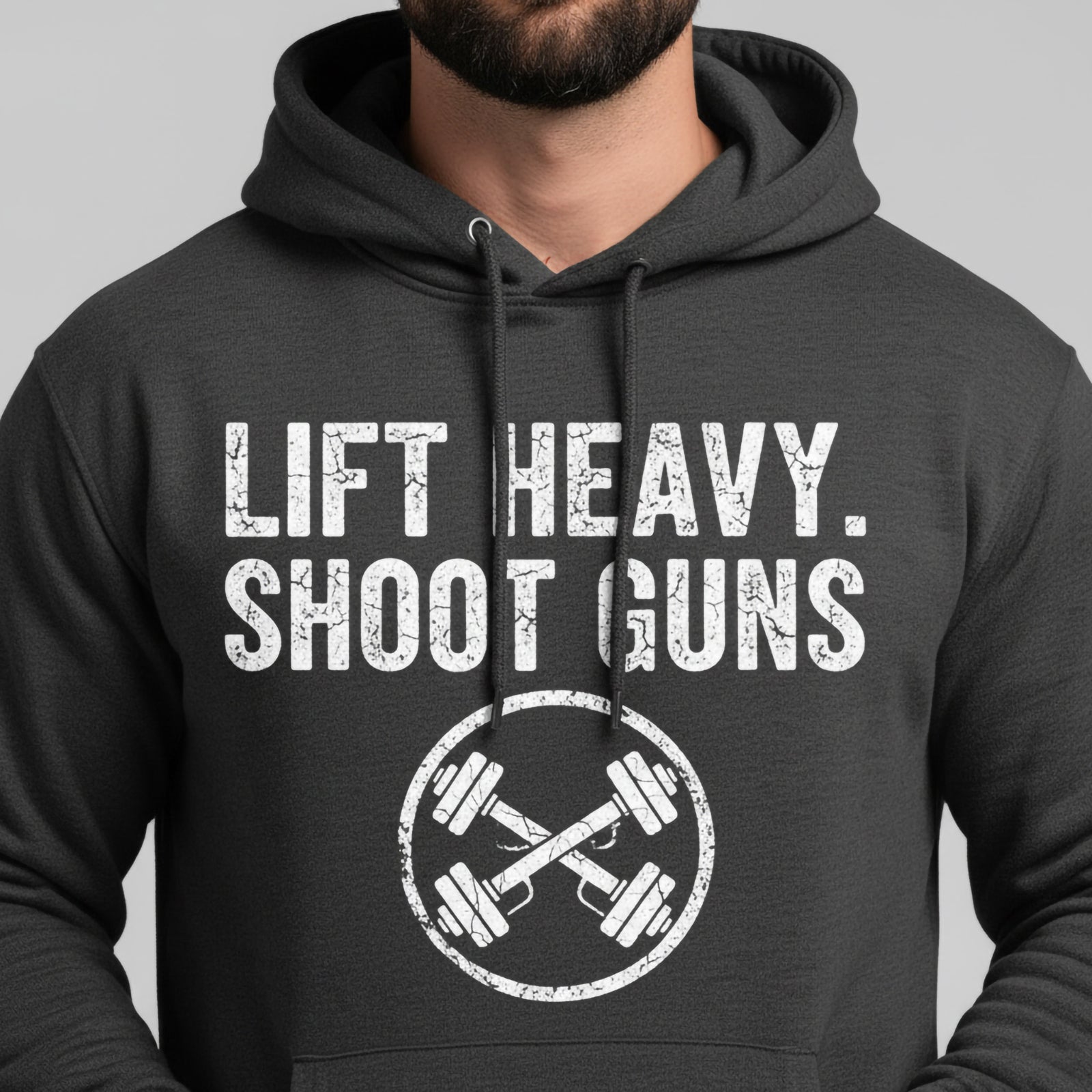 Lift Heavy. Shoot Guns. Hoodie