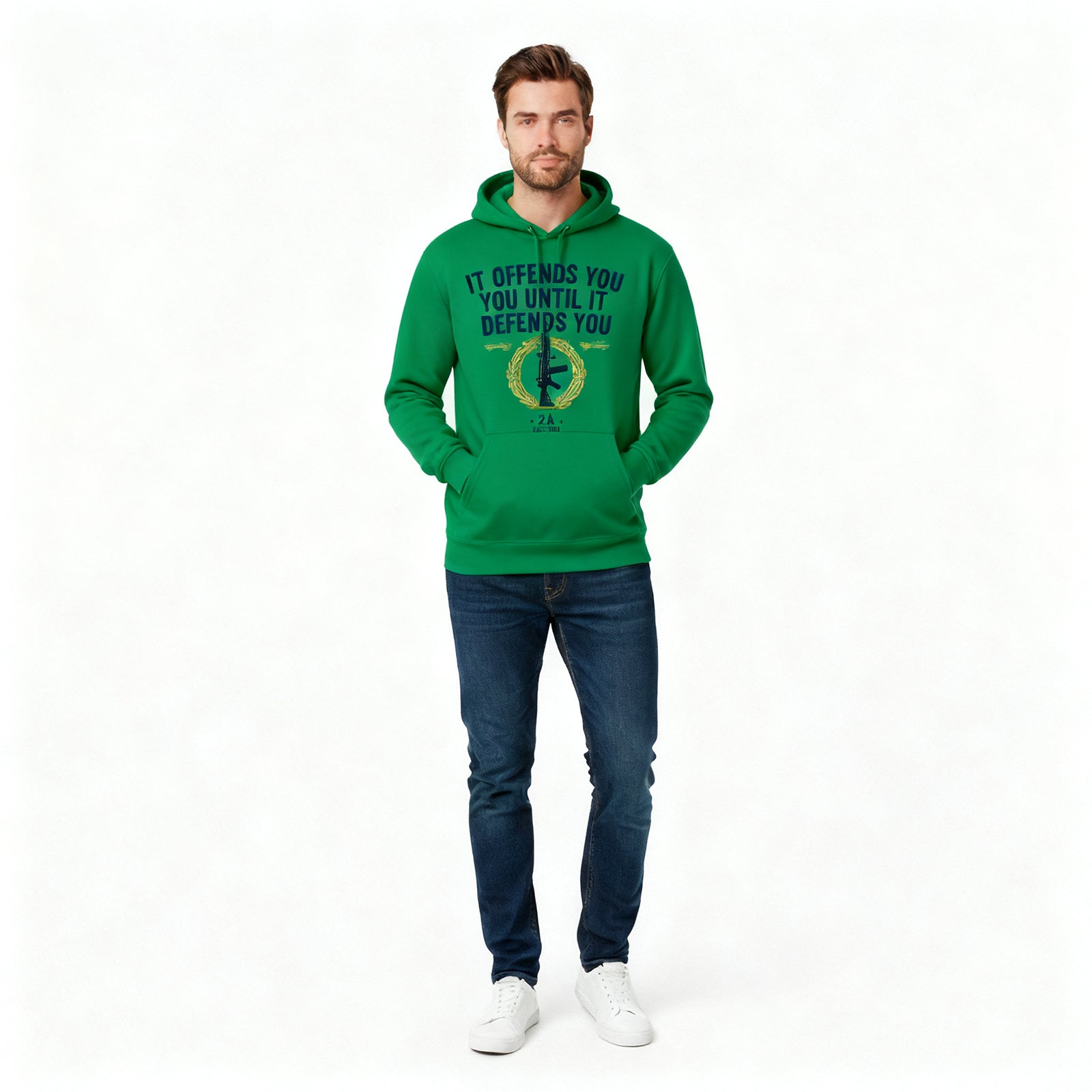 It Offends You Until It Defends You Hoodie