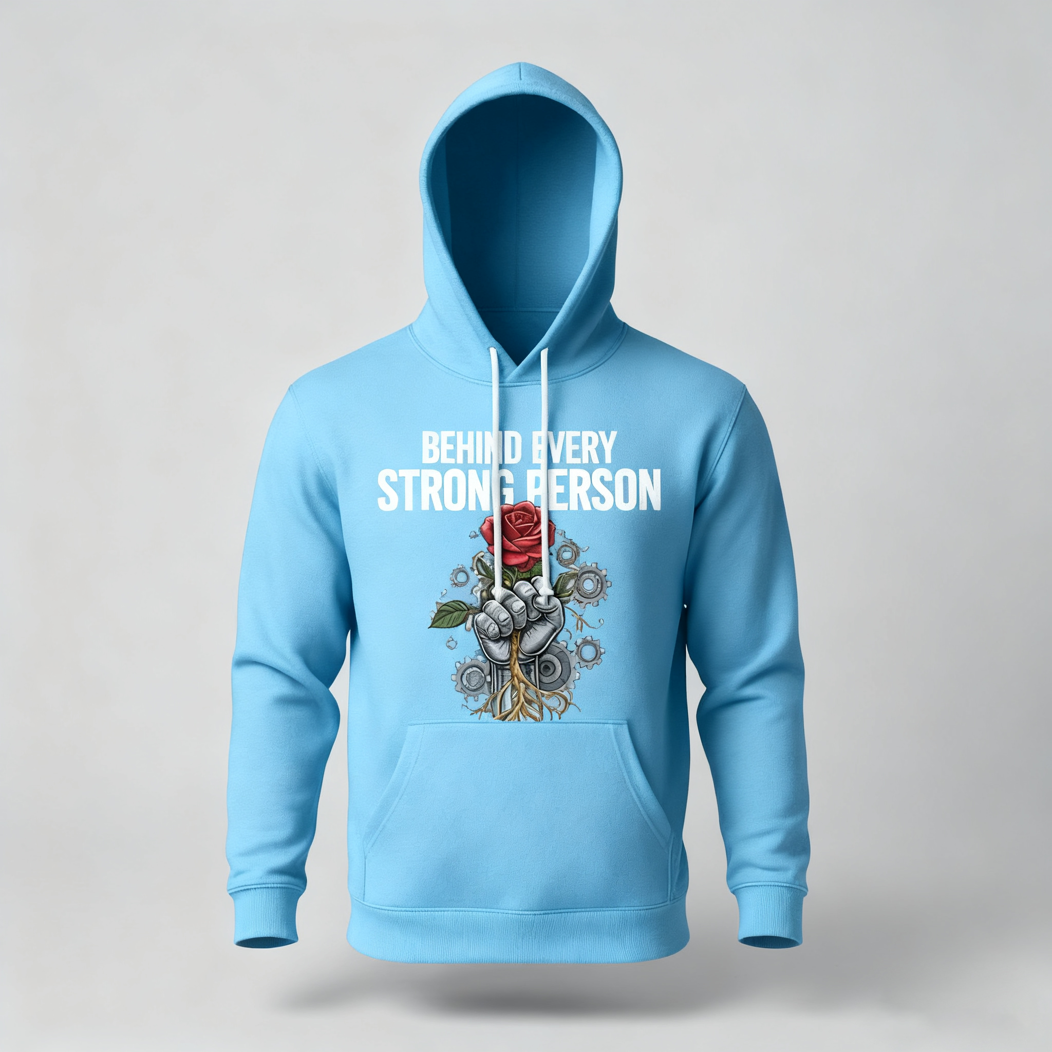 Behind Every Strong Person Hoodie