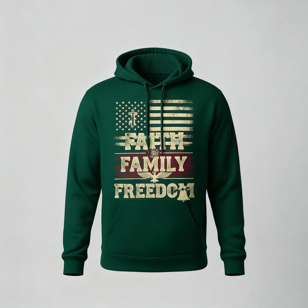 Faith Family Freedom Hoodie