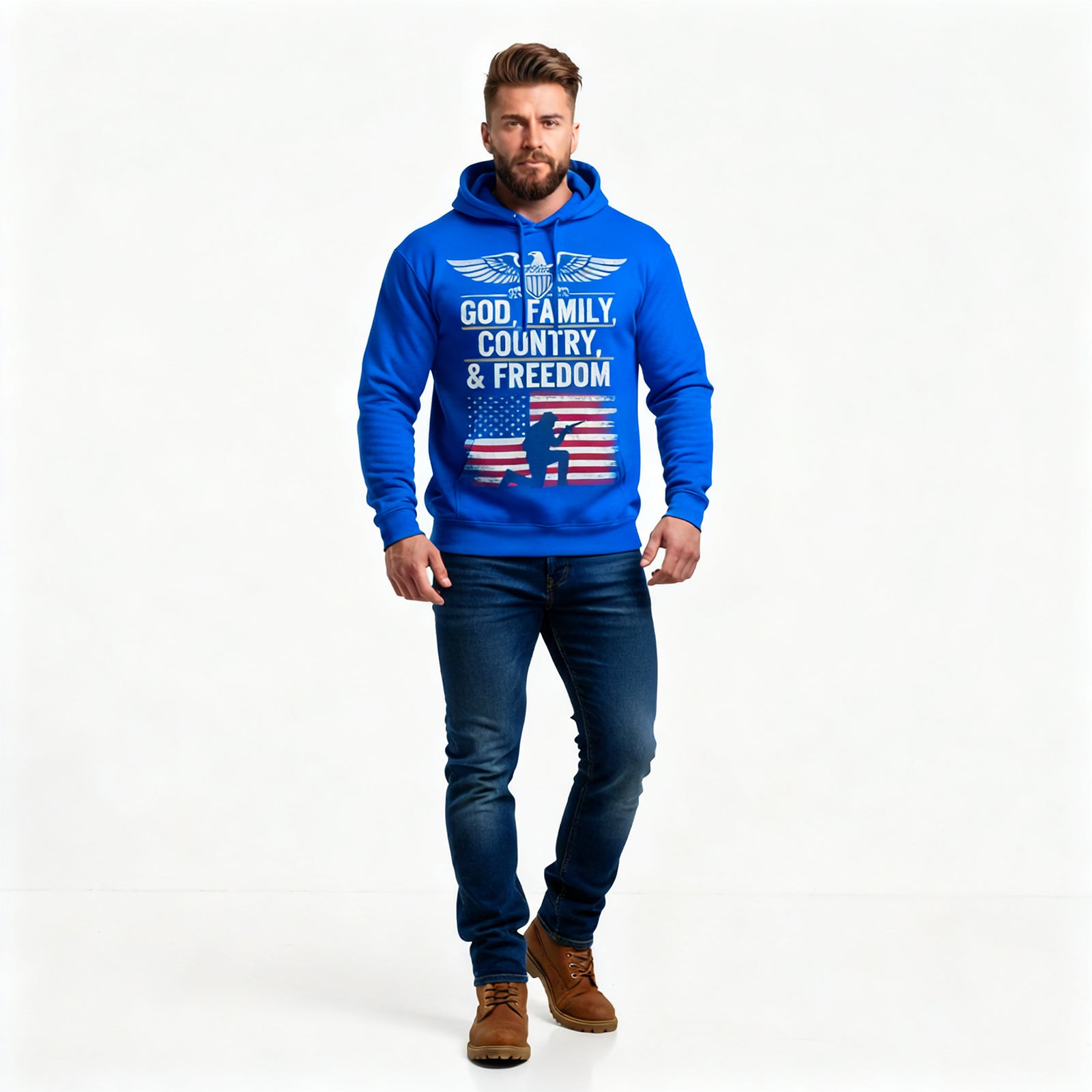 God, Family, Country, & Freedom Hoodie