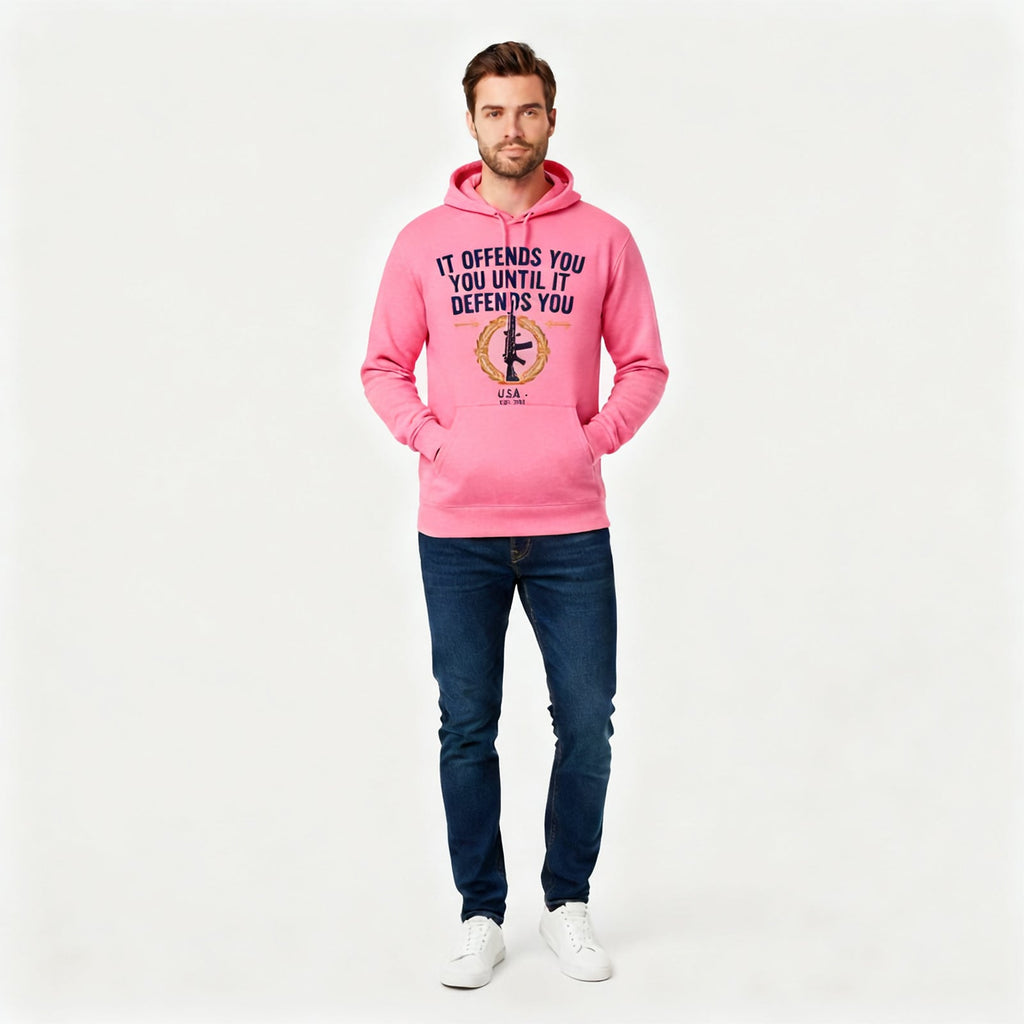 It Offends You Until It Defends You Hoodie