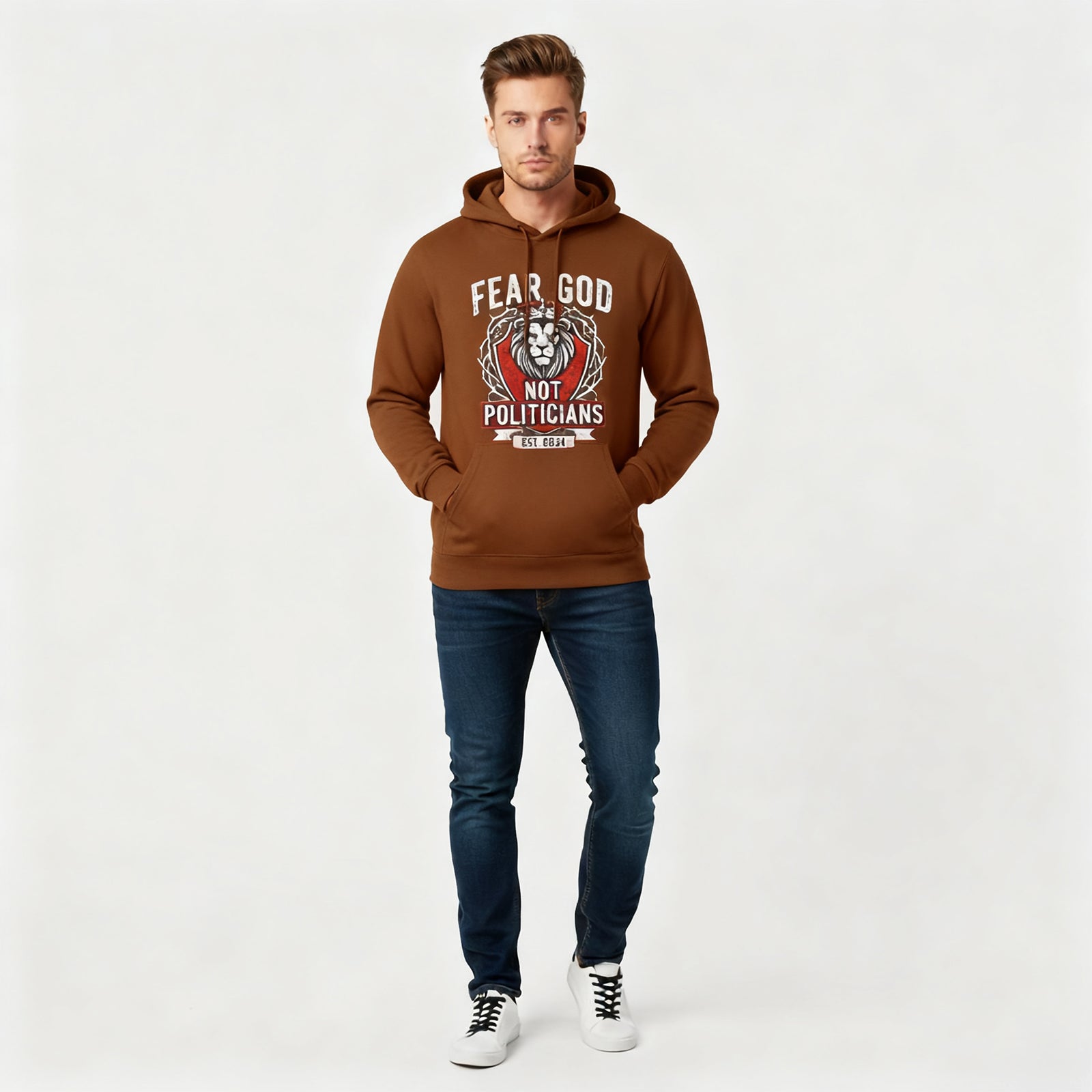 Fear God Not Politicians Hoodie
