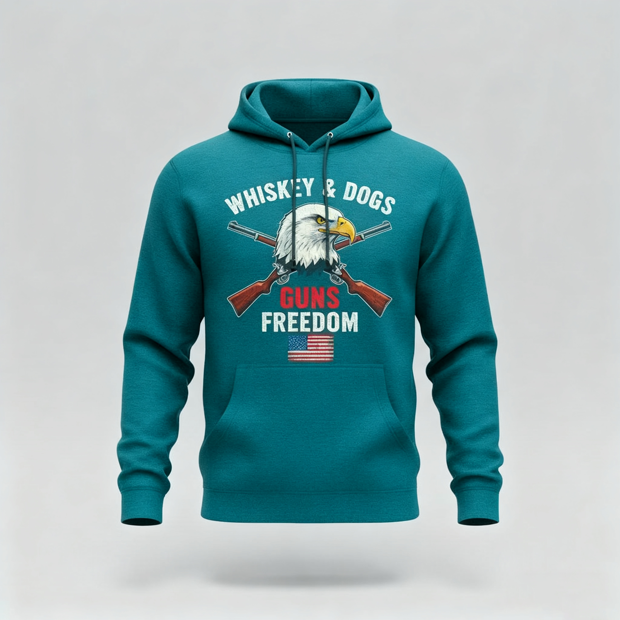 Whiskey, Dogs, Guns, & Freedom Hoodie