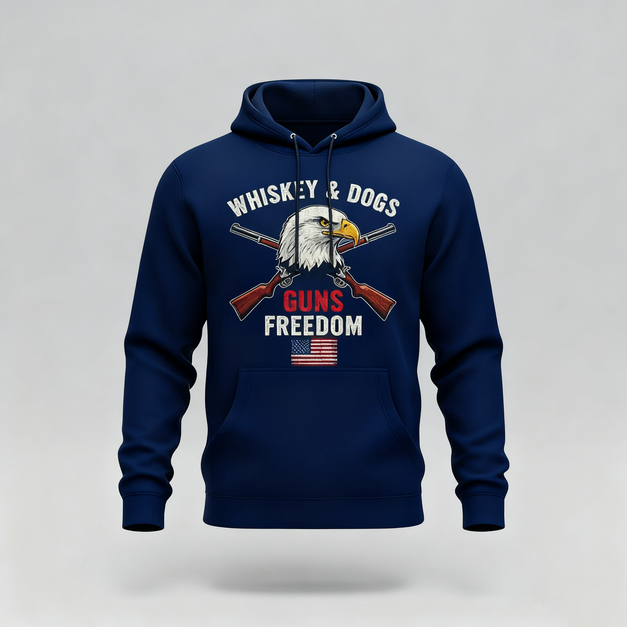 Whiskey, Dogs, Guns, & Freedom Hoodie