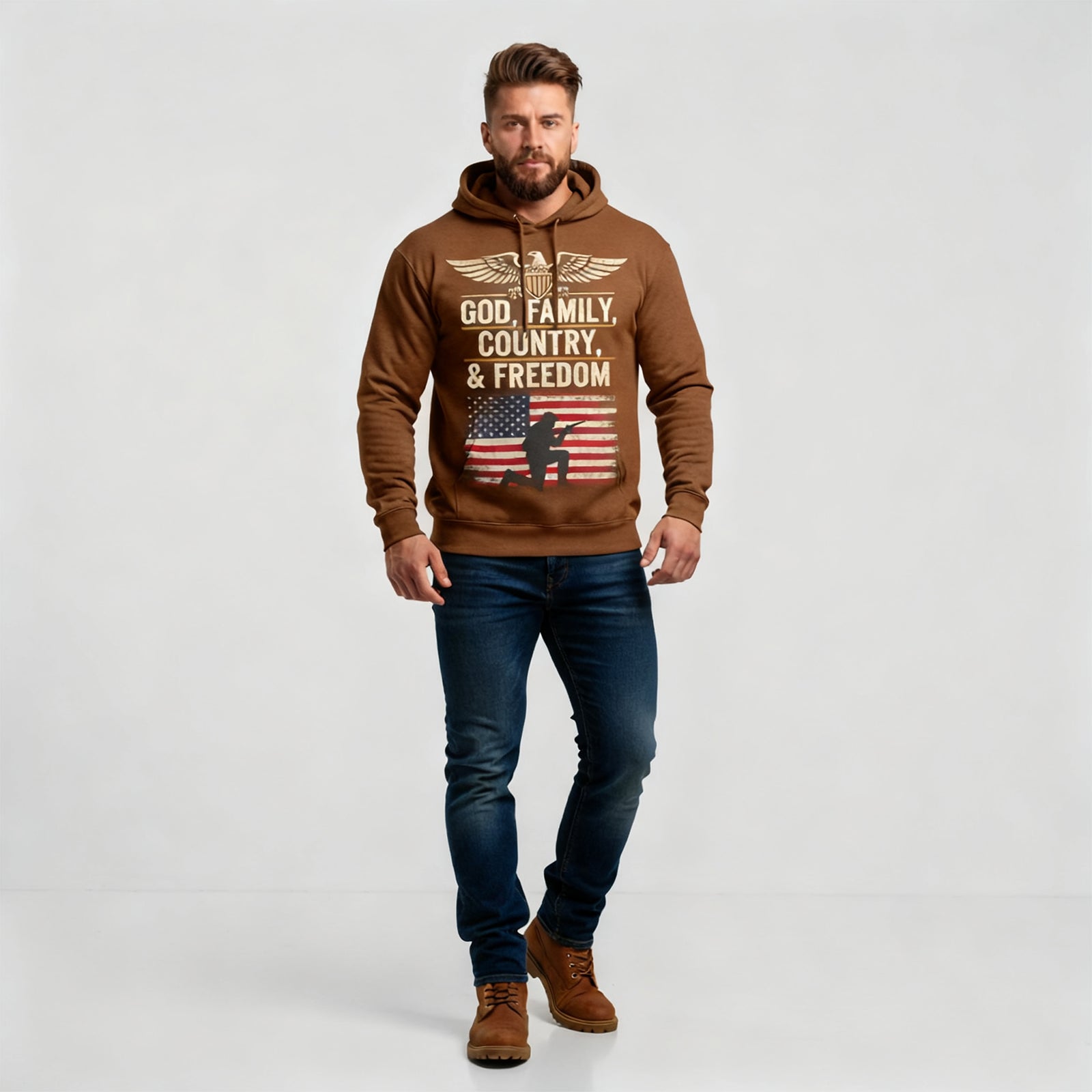 God, Family, Country, & Freedom Hoodie