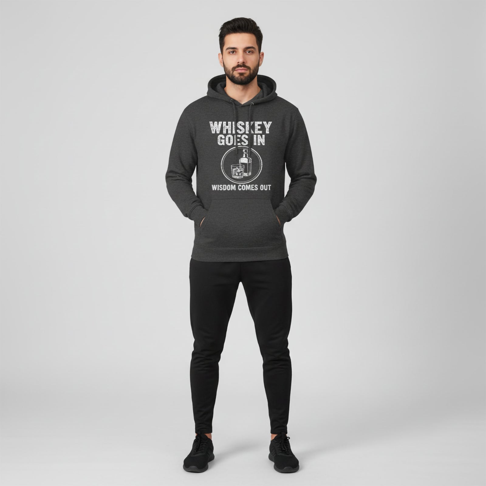 Whiskey Goes In; Wisdom Comes Out Hoodie