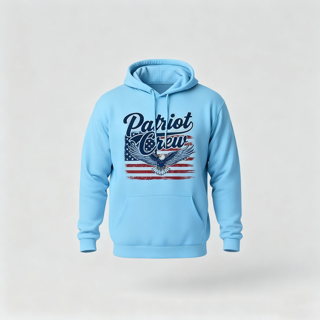 Patriot Crew Script Hoodie