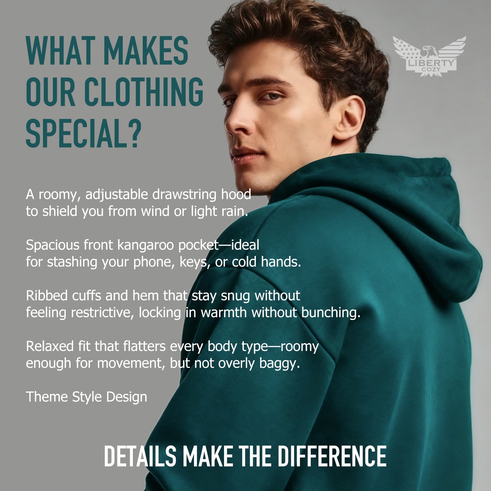 Patriot Crew Script Hoodie