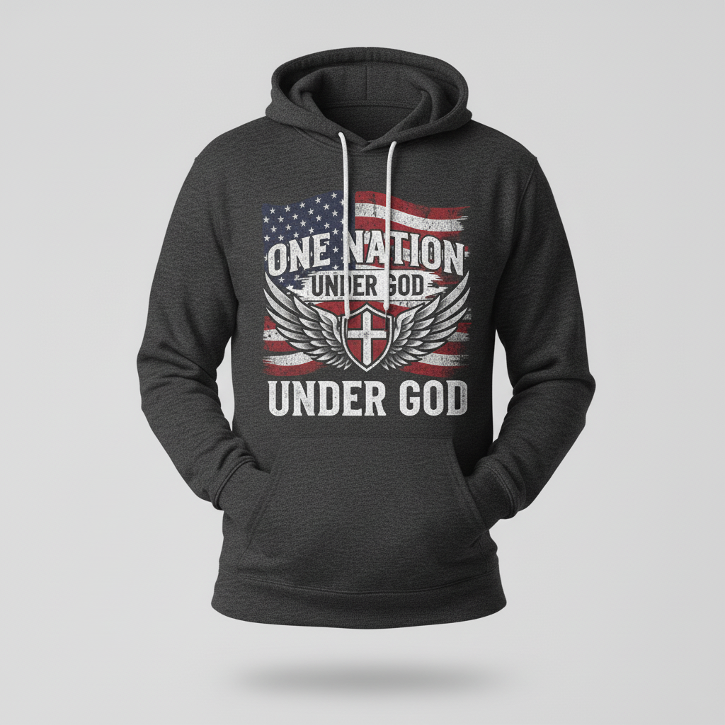 One Nation Under God Hoodie