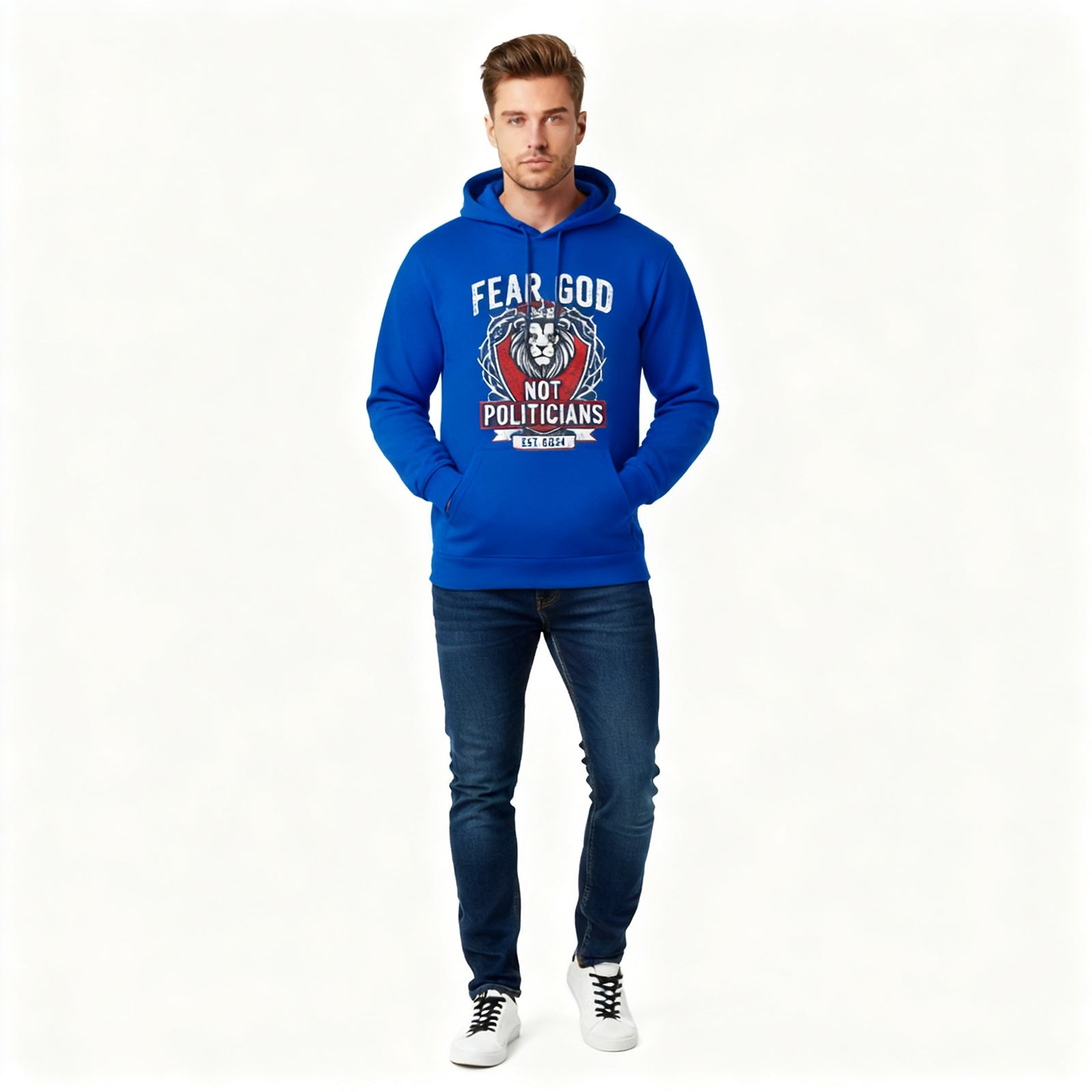 Fear God Not Politicians Hoodie