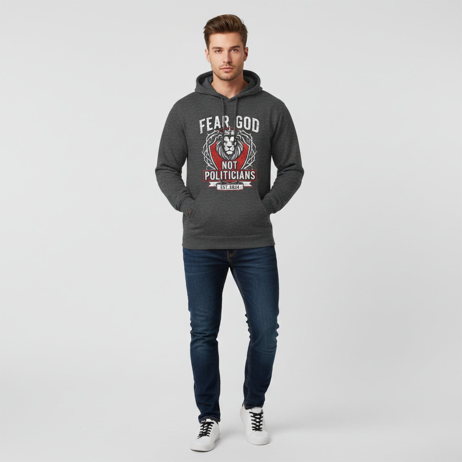 Fear God Not Politicians Hoodie