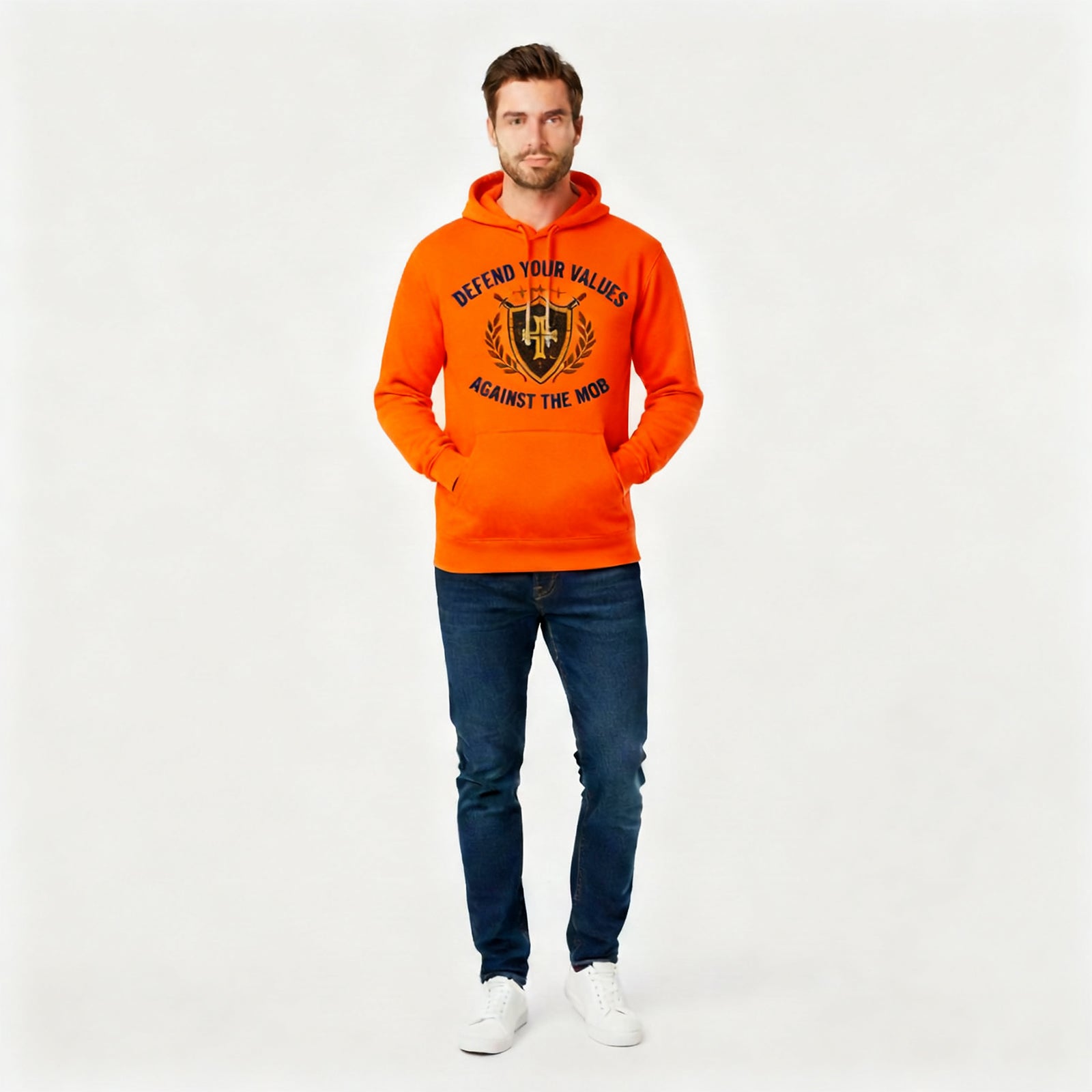 Defend Your Values Against The Mob Hoodie
